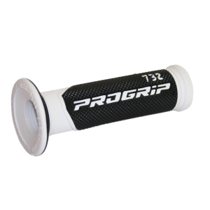 Grips Double Density Scooter 732 Closed End Black/white Black, White, 3, nordicamoto.ro