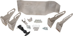 Ramp Shield Bracket Adapter Kit Silver 