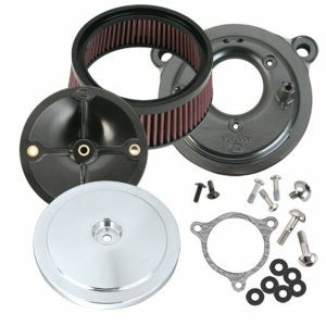 Super Stock Stealth Air Cleaner Kit Chrome, 2, nordicamoto.ro