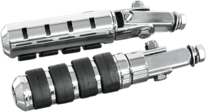 Anti-vibration Folding Highway Pegs Black