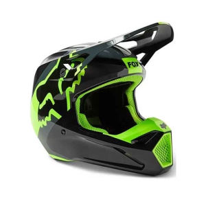Casca Fox MX V1 XPOZR DOT/ECE Negru/Gri, nordicamoto.ro