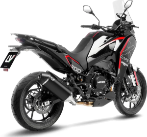 Tobă de eșapament LeoVince LV-14 Black Edition Slip-On pentru Moto Morini X-Cape 700, 2, nordicamoto.ro
