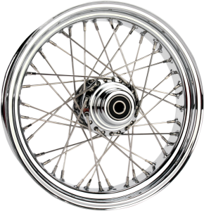 Front Wheel 16x3.5 Single-disc 40-spoke Chrome Silver
