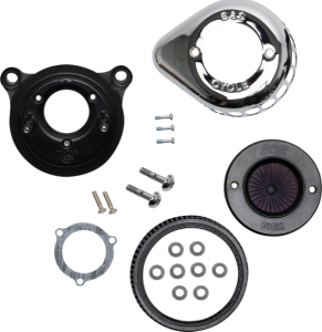 Air Stinger Air Cleaner Kit Silver, 5, nordicamoto.ro