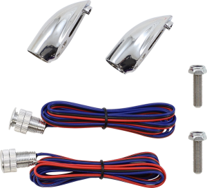 Lightning Bullets Run/brake/turn Led Lights Chrome, 2, nordicamoto.ro