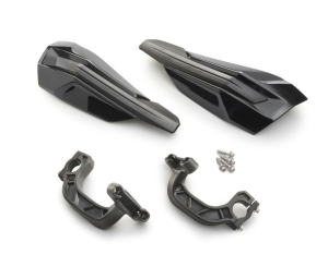 KTM/Husqvarna/Gas Gas Factory Racing handguard kit 04-24 Negru