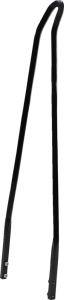 Squaretude Styled Sissy Bar Sticks Black, 2, nordicamoto.ro