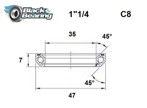 Headset Bearing, 2, nordicamoto.ro
