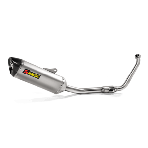 Racing Line Full Exhaust System Street Silver, Black 
