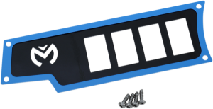 Dash Plate For Rzr Blue