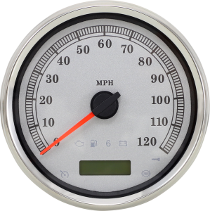5(r) Programmable Electronic Imperial Speedometer White, 1, nordicamoto.ro