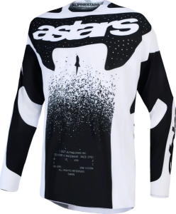 Techstar Swan Jersey Negru, nordicamoto.ro