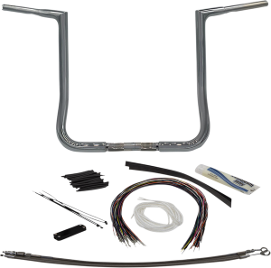 1-1/4(r) Ez Install Flat Top Handlebar Kit Silver
