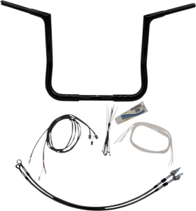 1-1/4(r) Ez Install Flat Top Handlebar Kit Black, 1, nordicamoto.ro