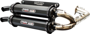 Stage 5 Dual Exhaust System Black, Brushed, Cerakote®