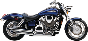Angled Slashcut Exhaust System Chrome