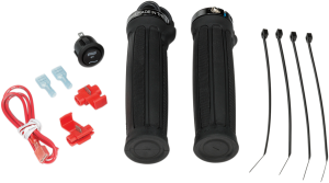 Clamp-on Heated Grips Black 