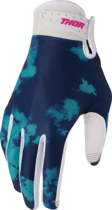 Launchmode Bleach Gloves White, Green, Blue 