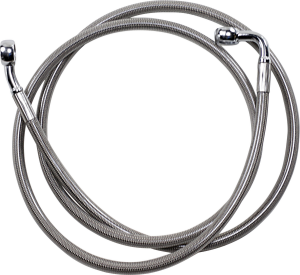 Extended Length Brake Line Silver Oversize [+152 mm (6'')], 1, nordicamoto.ro