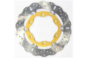 Contour Fixed Brake Rotor Gold, Silver, Stainless Steel, 1, nordicamoto.ro