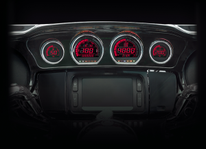 Hd-03l Four-piece Gauge Kit Black