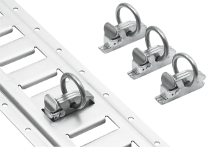 E-track Clips Silver