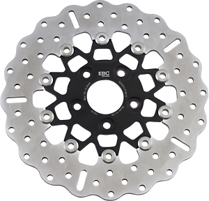 Custom Stainless Steel Rear Brake Rotor Black, Chrome