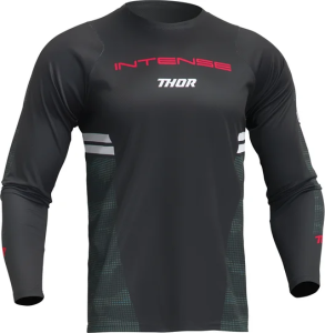 Tricou MTB Thor Intense Assist Berm Black/Green