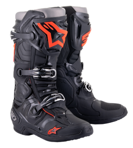 Cizme Alpinestars Tech 10 Black/Fluo Red