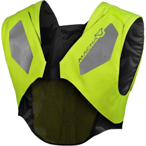 Vesta reflectorizanta VISION TECH pt gecile Macna Galben fluo M/L, 3, nordicamoto.ro