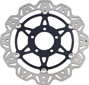 Vr Series Vee-rotor Black, Stainless Steel, 1, nordicamoto.ro
