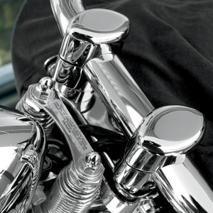 Big Buffalo 1-1/2(r) Springer Handlebar Riser Kit Silver, 2, nordicamoto.ro