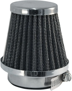 Clamp-on Pod Air Filter Chrome