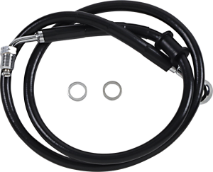 Extended Length Stainless Steel Brake Line Black, Vinyl Coated Oversize [+203 mm (8'')], 1, nordicamoto.ro