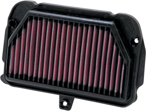 High-flow Air Filter Black, Red, 1, nordicamoto.ro