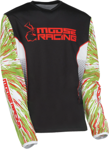 Tricou Copii MOOSE RACING Agroid Black/Green