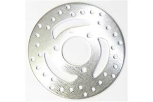Round D-series Scooter Brake Rotor Silver, Stainless Steel, 1, nordicamoto.ro