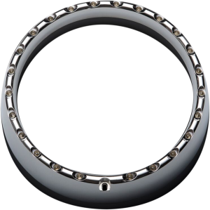 7(r) Led Halo Headlight Trim Ring Chrome, 2, nordicamoto.ro