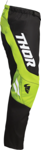Pantaloni copii Thor Sector Chef Black/Green 24, 2, nordicamoto.ro