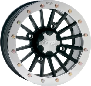 Wheel Severe Duty Beadlock 15x7 Bolt Pattern 4-115 Offset 5+2 Black, Silver  15 x 7, 3, nordicamoto.ro