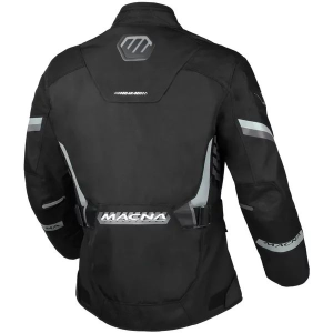 Geaca de dama textil impermeabila touring MACNA ZASTRA XS Gri deschis/Gri inchis/Negru, 2, nordicamoto.ro