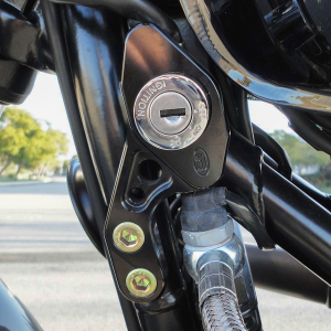 Ignition Switch Relocation Bracket Black, 1, nordicamoto.ro