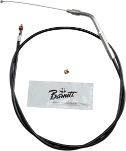 Black Vinyl Throttle/idle Cable Black +152 mm (6''), 1, nordicamoto.ro