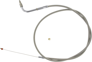 Stainless Steel Throttle/idle Cable Silver