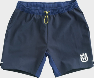 Pantaloni si pantaloni scurti, PANTALONI SCURTI HUSQVARNA ACCELERATE BLUE, nordicamoto.ro