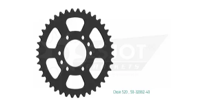 Pinion standard spate 520, negru 