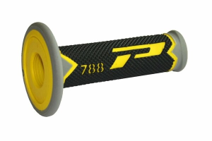 Triple Density Grips Black, Gray, Yellow, 2, nordicamoto.ro
