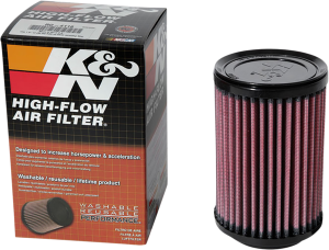 High Flow Replacement Air Filter Black, Red, 1, nordicamoto.ro