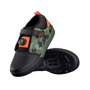 Pantofi MTB Leatt 4.0 Clip Pro Camo Black/Green/Orange