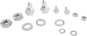 Rear Safety Bar Mounting Kit Silver